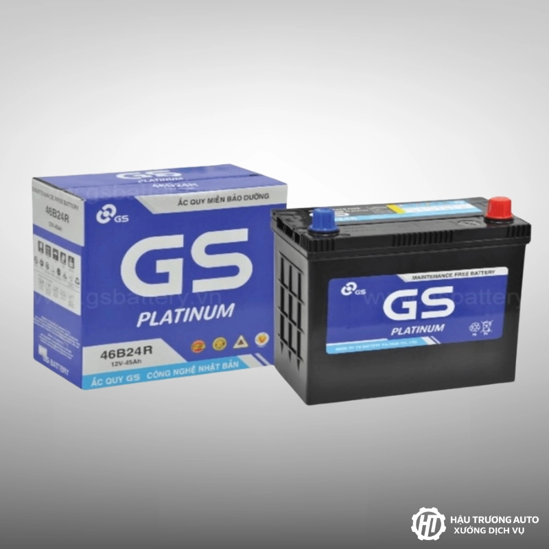 Ắc quy GS 12V 45AH 46B24R MF7083 3 Ắc quy GS 12V 45AH 46B24R MF7083